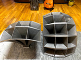 1 pair Altec Lansing 1505B Multicell Horns gray painted, for Altec288/291 driver