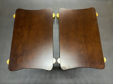a pair of monoblock shelves made from solid wood with a surface thickness of 5cm (2 inches)